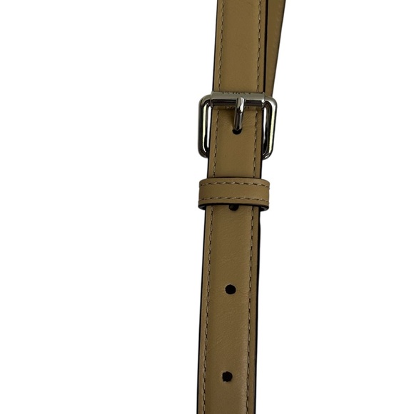 Henri Bendel Cambria Tan Leather Messenger Bag with Crossbody Strap Excellent - Picture 6 of 12